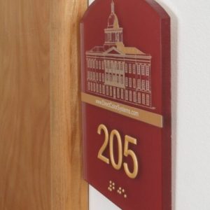Room Number Sign- Frosted Acrylic