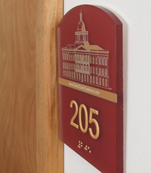 Room Number Sign- Frosted Acrylic