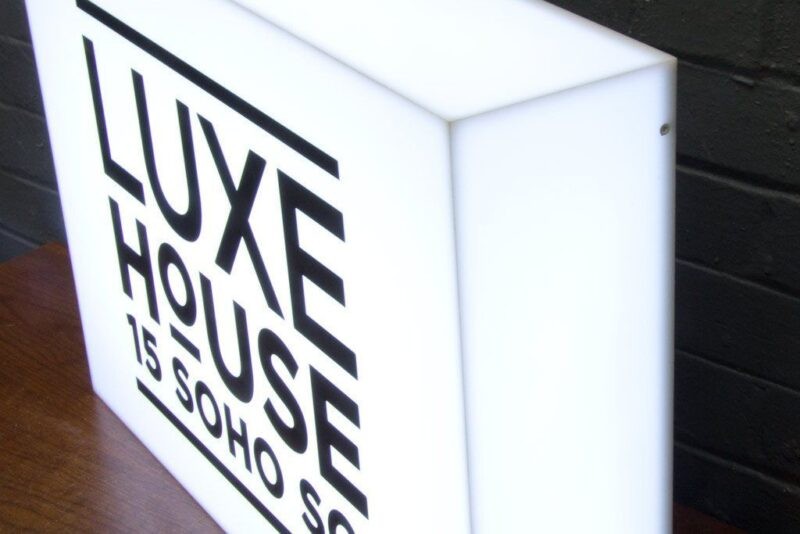 Acrylic Lightbox Standee