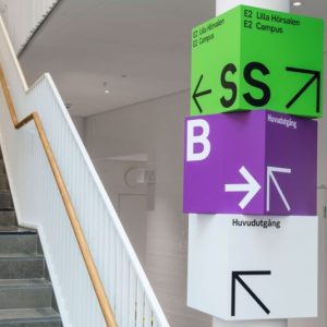 Cube Directional Sign