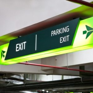 Exit Sign- Acrylic Lightbox