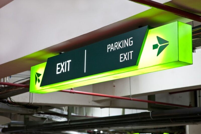 Exit Sign- Acrylic Lightbox