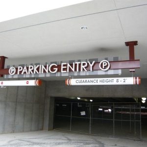 Entry Sign- Acrylic Parking