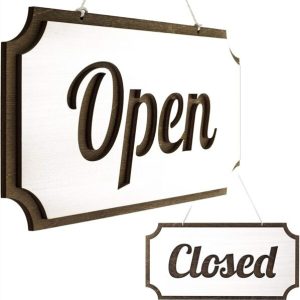 Door Sign- Wood Vintages Style