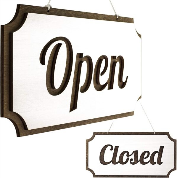 Door Sign- Wood Vintages Style