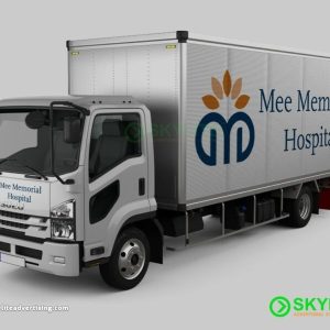 Vehicle Sign for Aluminum Truck Van 16Feet - Computer Cutout