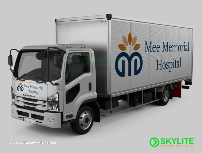 Vehicle Sign for Aluminum Truck Van 16Feet - Computer Cutout