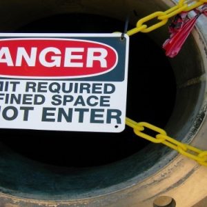 Construction Safety Sign- Confined Space