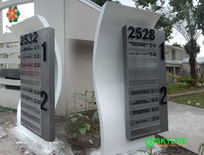 Custom-made DOTR Directory Sign