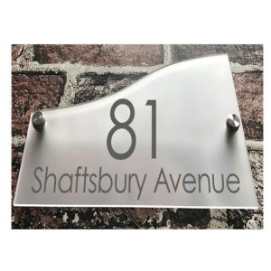 Door Sign- Laser Cut Frosted Acrylic
