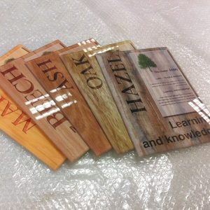 Door Sign- Wood Laminated Acrylic
