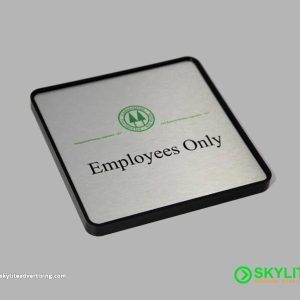 Employees Only Sign- Aluminum