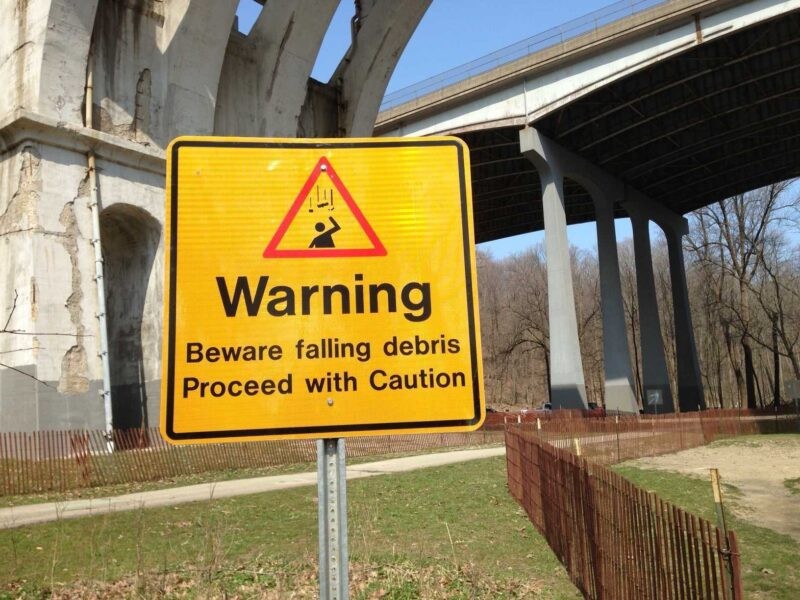 Construction Safety Sign- Falling Debris