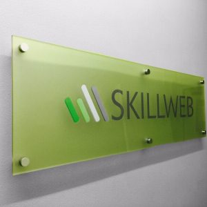 Door Sign- Gradient Frosted Acrylic