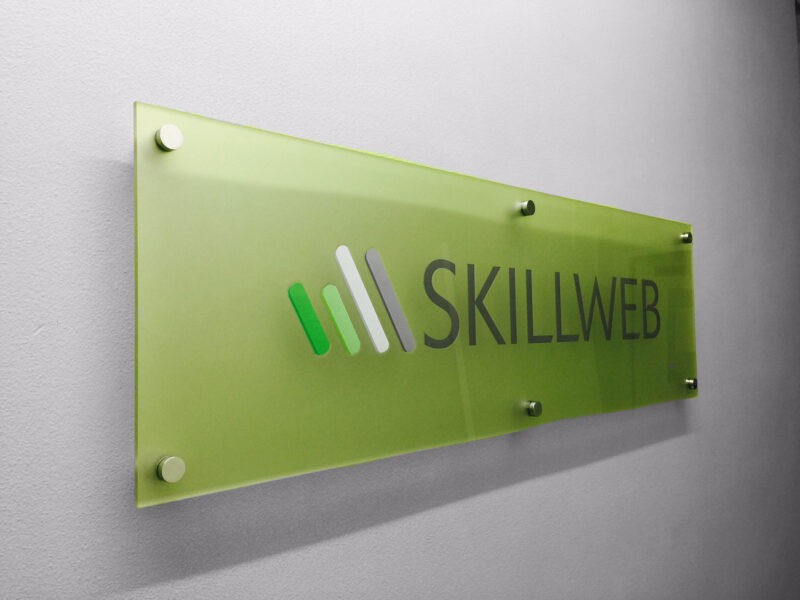 Door Sign- Gradient Frosted Acrylic