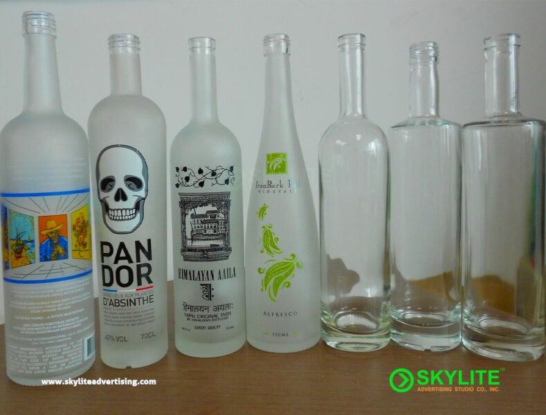 Glass Bottle UV Printing