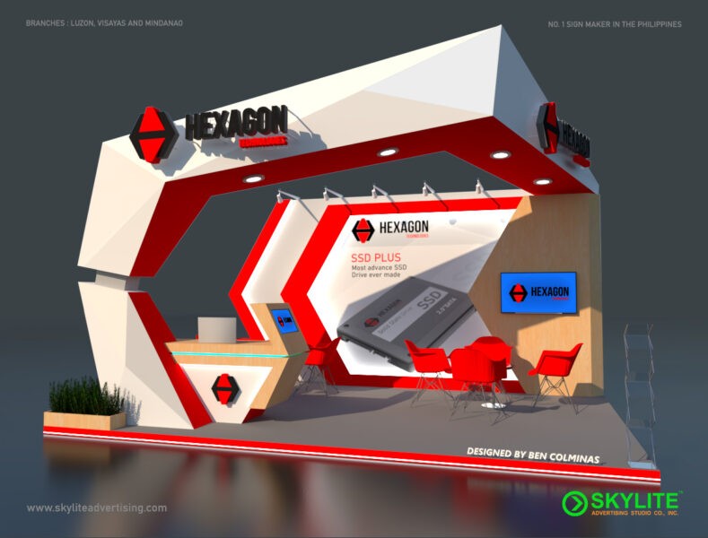 Hexagon Booth Design and Fabrication