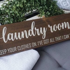Room Sign- Painted Wood