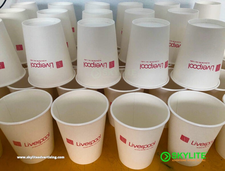 Paper Cup UV Printed Label
