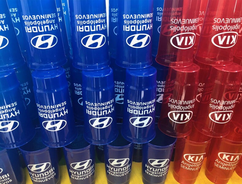 Plastic Cup UV Printed Label