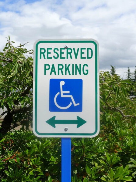 Reserved Parking Sign