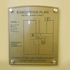 Exit Sign- Evacuation Plan