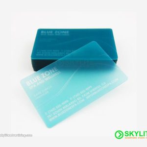 UV Printed Frosted Calling Card