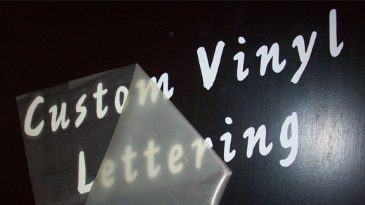 Vinyl Cut Letterings