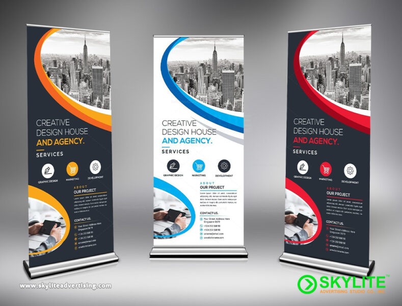 Affordable Aluminum Pull-up Banner with Print