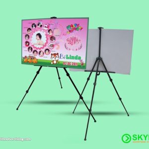 Affordable Tripod T-Bar Standee with Graphics