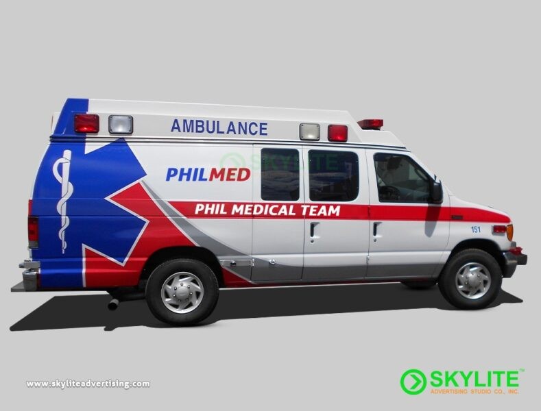 Vehicle Sign for Ward-type Ambulance - Full Body Wrap