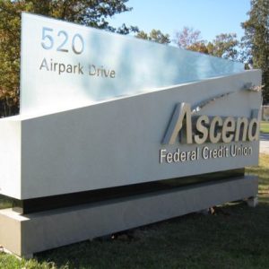 Aluminum Monument Sign with Stainless Letters
