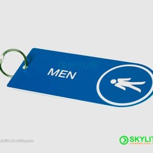 Bathroom Key Tag- Acrylic
