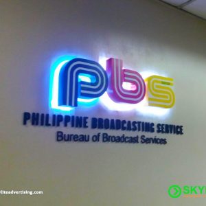 Custom Company Logo Signage Metal Build-up Letters