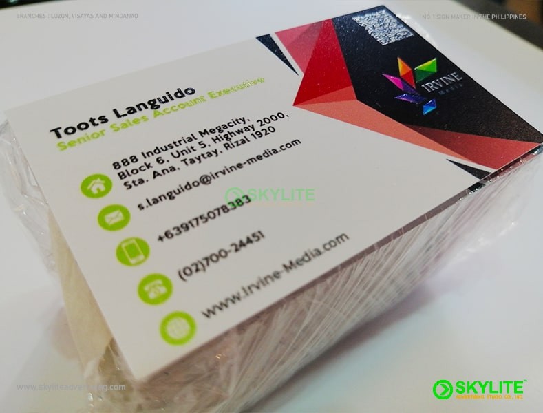 Business Cards UV Printing
