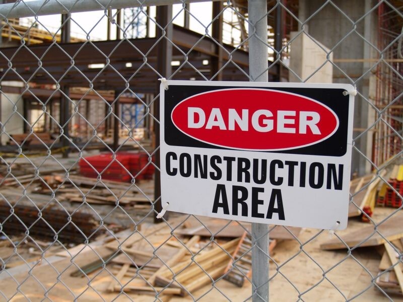 Construction Safety Sign- Construction Area
