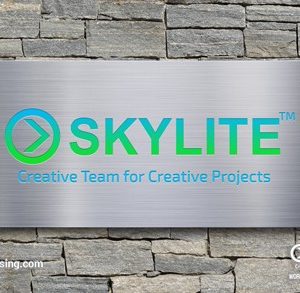 Aluminum Brushed Sign