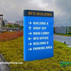 Outdoor Directional Sign
