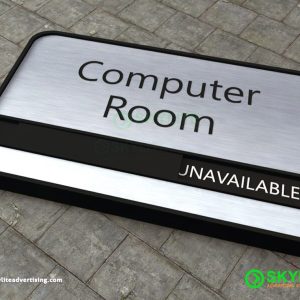 Computer Room Sign