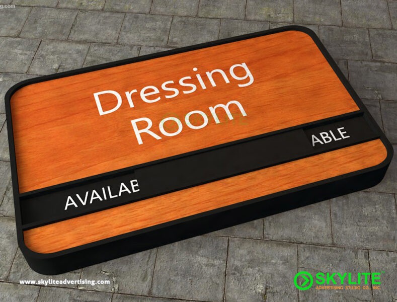 Dressing Room Sign