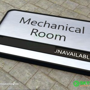 Mechanical Room Door Sign