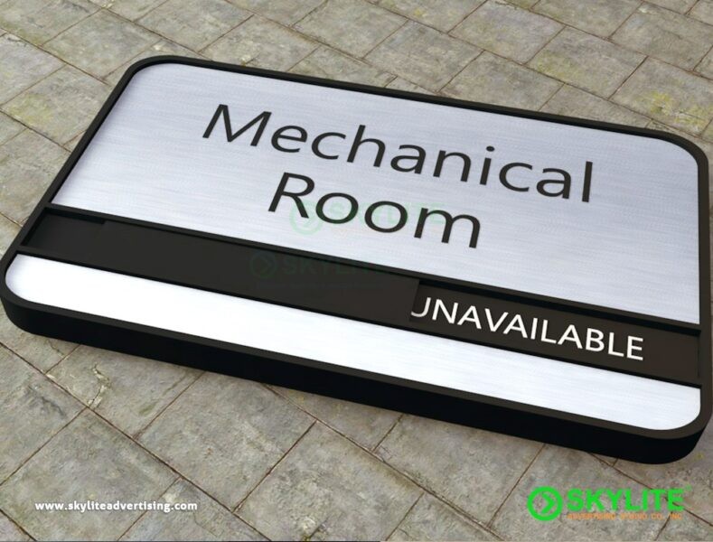 Mechanical Room Door Sign