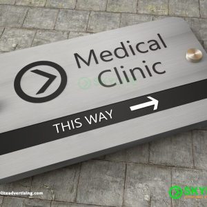Medical Wayfinding Door Sign