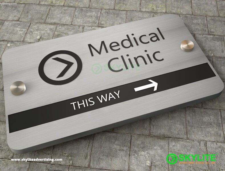 Medical Wayfinding Door Sign