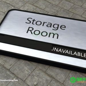Storage Room Door Sign