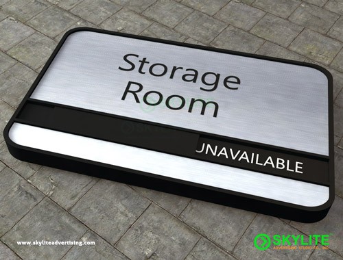 Storage Room Door Sign