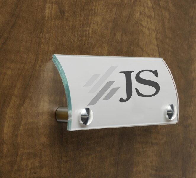 Door Sign- Curved Acrylic