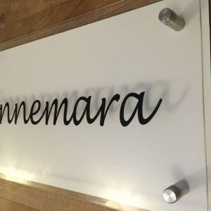 Door Sign- Acrylic with Sign Backing
