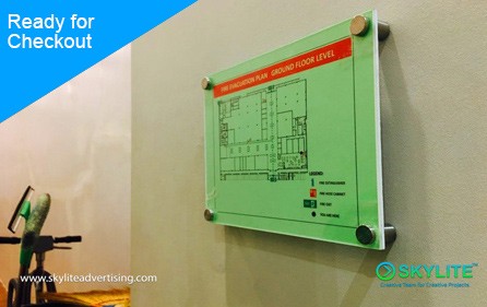 Evacuation Plan Sign