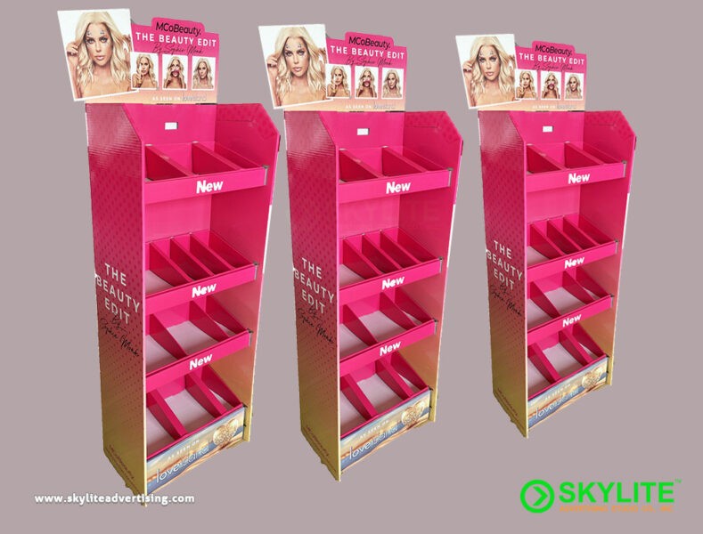 Custom Floor Retail Display Stand for Supermarkets